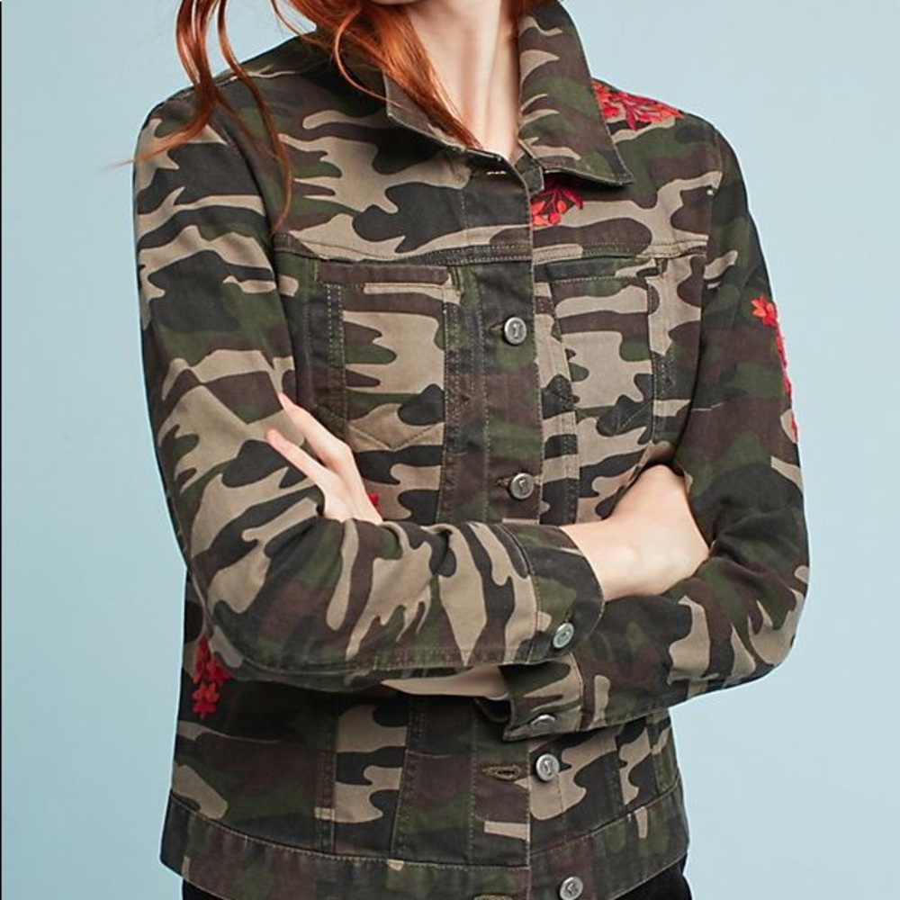 Plicro Embroidered Camo Jacket